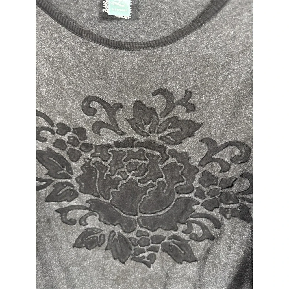 Lawman Pullover Top Med Woman's Rose L/S D2 - Picture 3 of 5